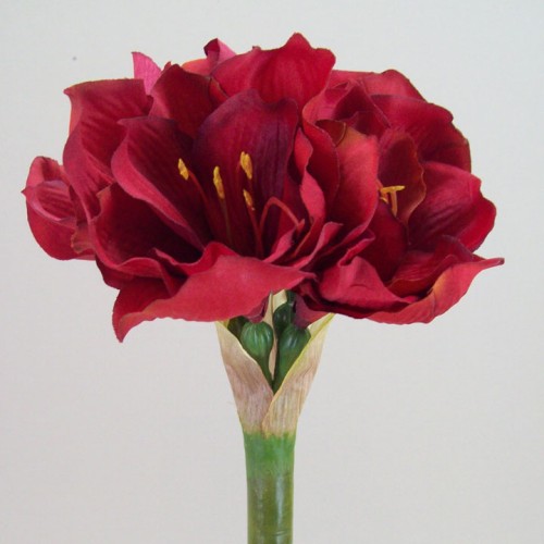 Amaryllis Red Silk Artificial Flowers